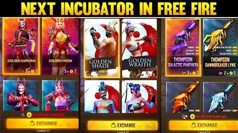 Next Incubator Free Fire FF Next Incubator Bundle Free Fire New