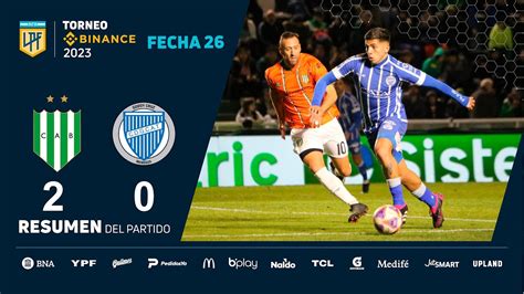 Torneobinance Fecha Resumen De Banfield Godoy Cruz Youtube