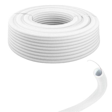 Tubo Corrugato Bianco Con Tirafilo Diametro 20 Mm B11543