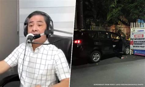 Binaril ang broadcaster na si Percy Lapid sa Las Piñas Viva Pinas