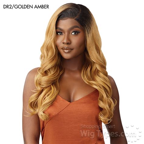 Outre 100 Human Hair Blend 5x5 Hd Lace Closure Wig Hhb Body Curl 24