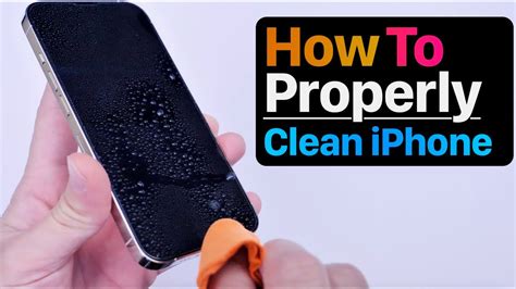 How To Properly Clean Your Iphone Screen Speakers Mic And Port Youtube