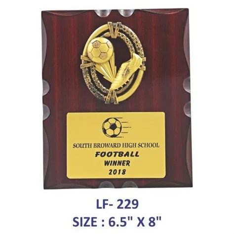 Wooden Football Memento At Rs 450 Wooden Momento In Delhi Id