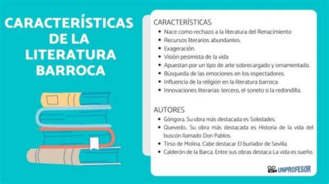 8 Características De La Literatura Barroca Destacadas [resumen Completo ]