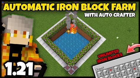 Unlimited Iron Farm In Minecraft Pocket Edition 1 21 Iron Block Farm Minecraft Bedrock In