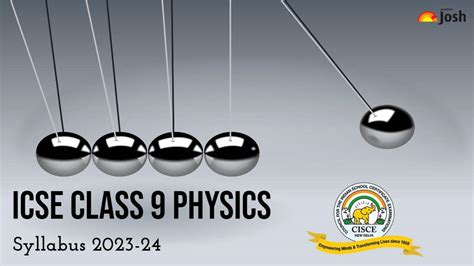 ICSE Class 9 Physics Syllabus 2023 2024 Unit Wise Class 9th Physics