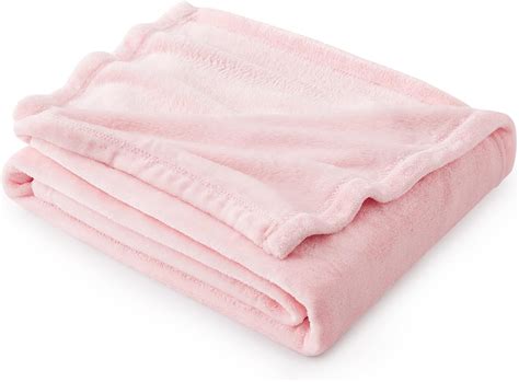 Bedsure Fleece Blankets Twin Size Blanket For Couch Pink Blankets