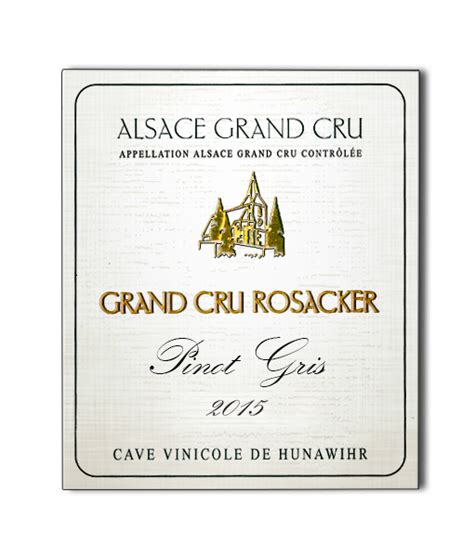 Pinot Gris Grand Cru Rosacker Achat Vin Alsace Vin Blanc Alsace