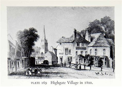 1800, Highgate Village London England | Highgate, Historical london ...