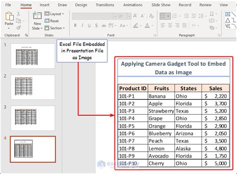 How To Embed An Excel File In Powerpoint Easy Ways