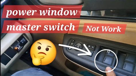 Power Window Not Work Master Switch Not Work Honda Amaze Youtube