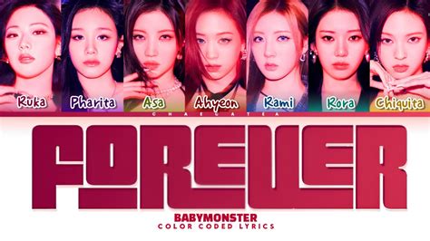 Babymonster Forever Lyrics Color Coded Lyrics Ham Rom Eng