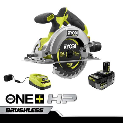 18v One Hp Compact Brushless 6 1 2 Circular Saw Ryobi Tools