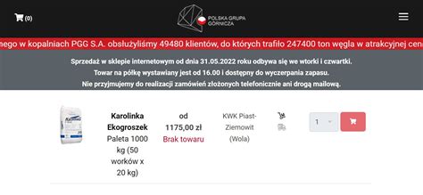 Poznaj Nowe Zasady Kupowania Taniego W Gla I Ekogroszku W Sklepie Pgg I