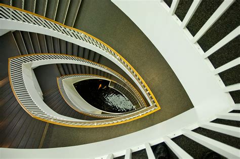 Wallpaper Architecture Abstract Urban Spiral Koi Stairs Chicago