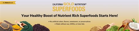 Superfoods California Gold Nutrition