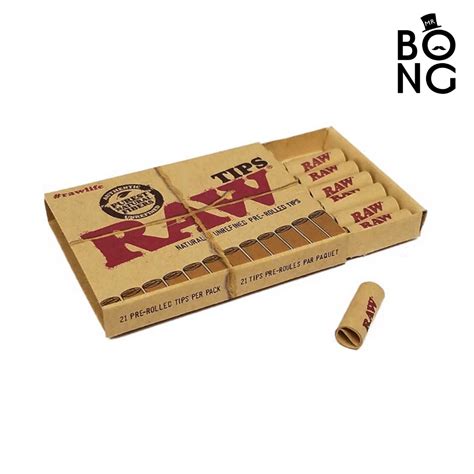 Raw Pre Rolled Tips Original 21pz Filtros Papel Mr Vapes