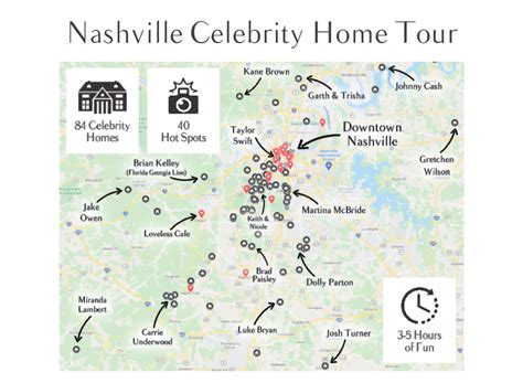 Download the most popular Nashville Celebrity Homes Tour Map for all ...