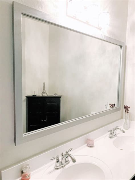 Meade Framed Wall Mirror 28 X60 Transitional Bathroom Mirrors