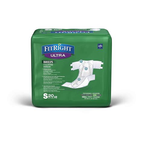 Fitright Ultra Adult Diapers Disposable Incontinence Briefs With Tabs