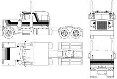 Pin By Jan Morrow On Camion Peterbilt Peterbilt Blueprints