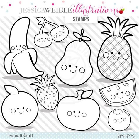 Dibujos Para Colorear De Frutas Kawaii Dibujos Para Colorear