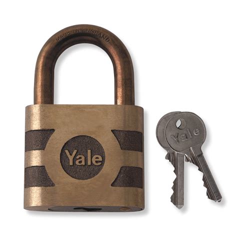 Yale Yale Open Shackle Bronze Padlock Locking Products From