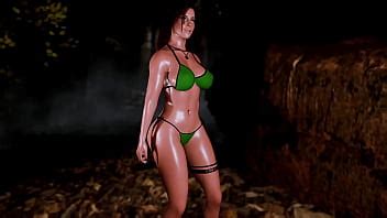 Lara Croft Una Milf Aceitada Baila Sola Y Sexy En Un Bikini Revelador En El Bosque XVIDEOS