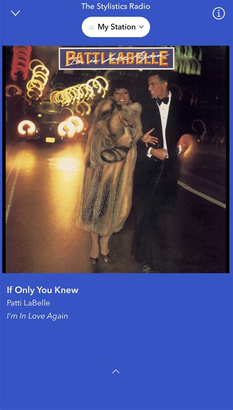 PATTI LABELLE: IF ONLY YOU KNEW: I”M IN LOVE AGAIN – Site Title