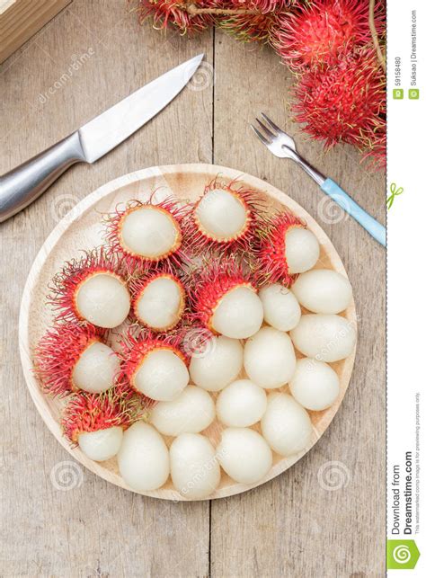 Rambutan Stock Photo Image Of Delicious Fork Fruit 59158480