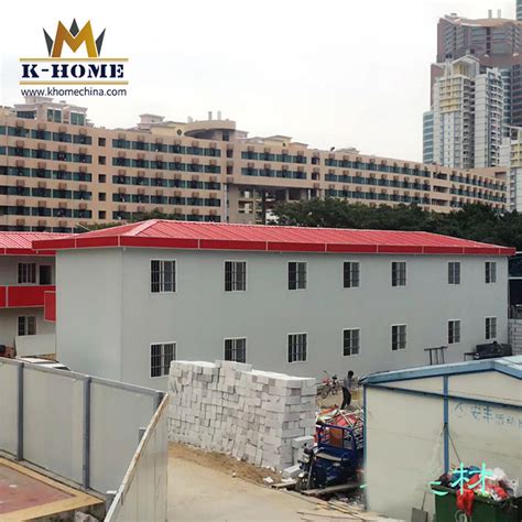 T Type Steel Structure Prefab Panelized House As Worker Dormitory