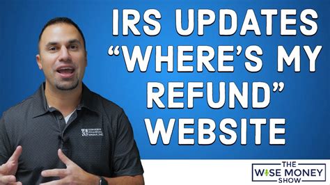 Irs Updates Wheres My Refund Site Youtube