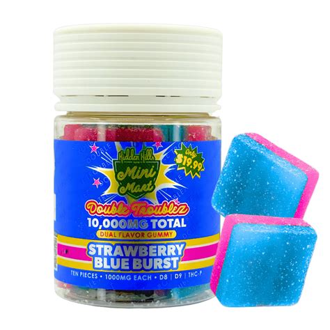 Hidden Hills Double Troublez Gummies 10,000mg – Only $19.99