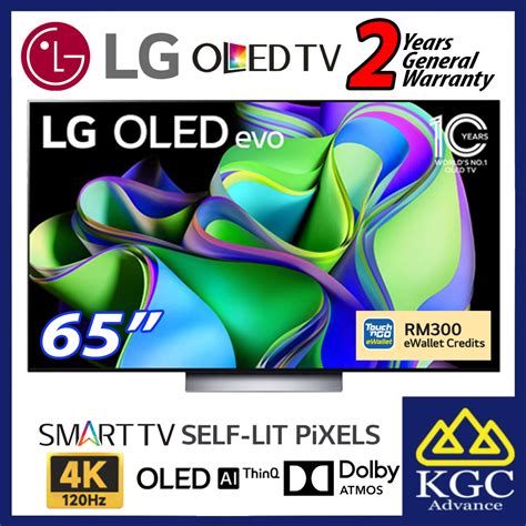 LG 65" OLED65C3PSA OLED evo C3 120Hz Dolby Vision & HDR10 4K UHD Smart TV [TnG Redemption ...