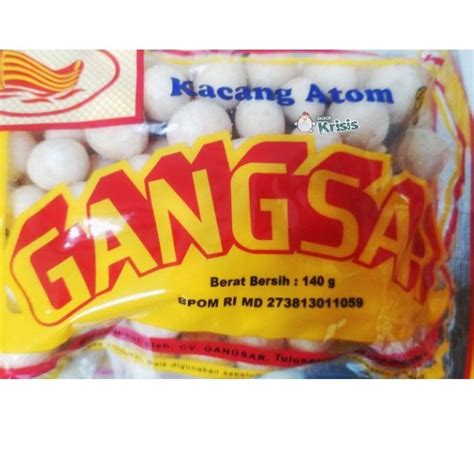 Jual Termurah Kacang Atom Gangsar Enak Renyah Gurih Shopee Indonesia