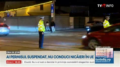 Suspendarea permisului auto într o țară membră UE în urma unor