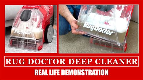 Rug Doctor Deep Cleaner Real Life Demonstration How To Video YouTube