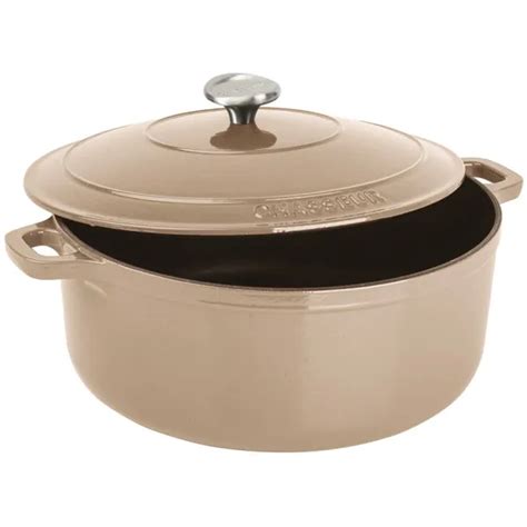 Cocotte En Fonte Maill E Ronde Marron Glac Cm La Bou