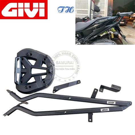 Baga sau Givi HRV NVX V2 baga SRX NVX AEROX 155 tặng kèm đế gắn thùng