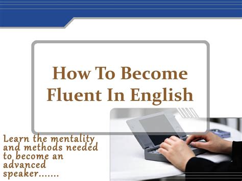 How To Become Fluent In English By Ruchi Singla Issuu