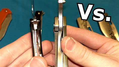 Liner Lock Vs Frame Lock YouTube