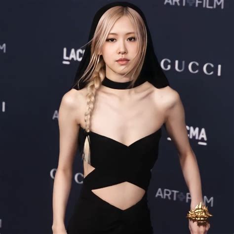 Rosé blackpink LACMA art flim GALA in Los angeles in 2024 Rosé elle