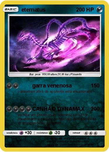 Pokémon eternatus 43 43 - garra venenosa - My Pokemon Card