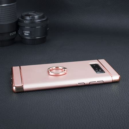 Olixar XRing Samsung Galaxy Note 8 Finger Loop Case Rose Gold