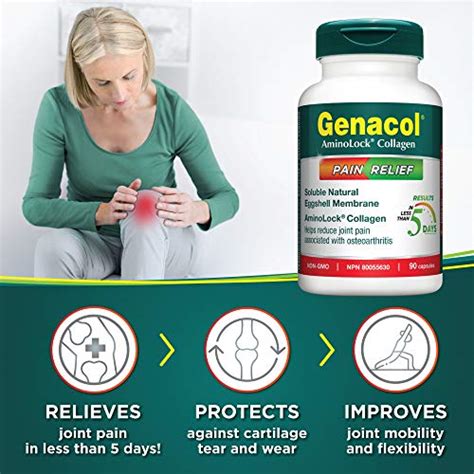 Genacol Pain Relief Capsules With High Absorption Eggshell Membrane