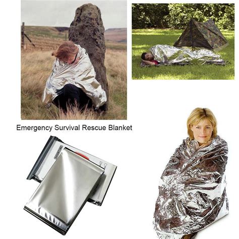 Waterproof Emergency Survival Rescue Blanket Foil Thermal First Aid