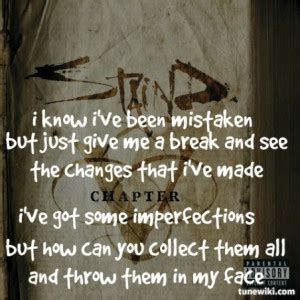 Staind Lyric Quotes. QuotesGram