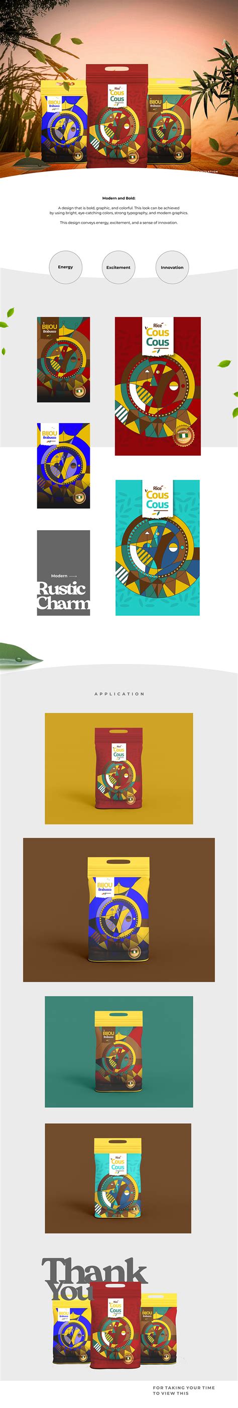 Rice Packaging Design on Behance