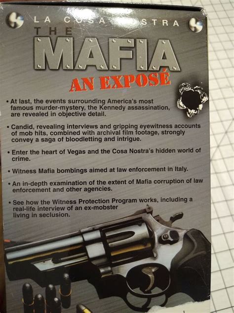 LA COSA NOSTRA MAFIA AN EXPOSE 10 VHS Tape Box Set Gotti Hoffa Capone