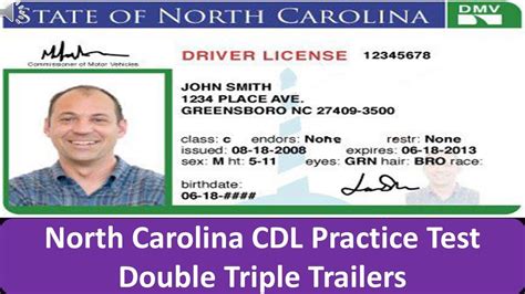 North Carolina CDL Practice Test Double Triple Trailers YouTube